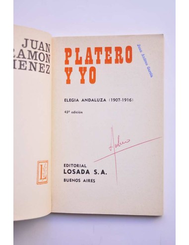 Platero y yo. Elegía andaluza (1907 - 1916)