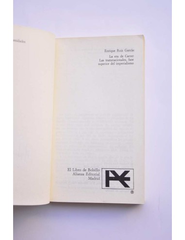 La era de Carter. Las transnacionales fase...