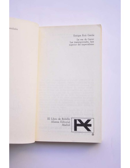 La era de Carter. Las transnacionales fase superior del imperialismo