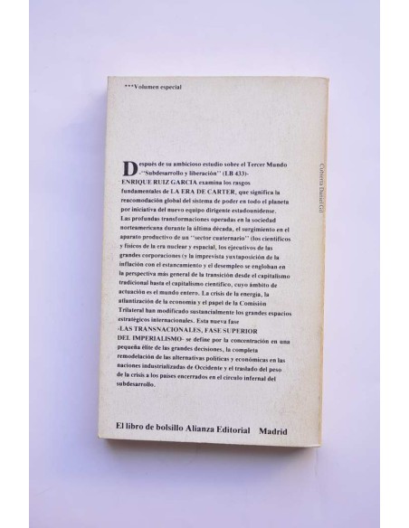 La era de Carter. Las transnacionales fase superior del imperialismo