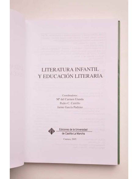 Literatura infantil y educación literaria