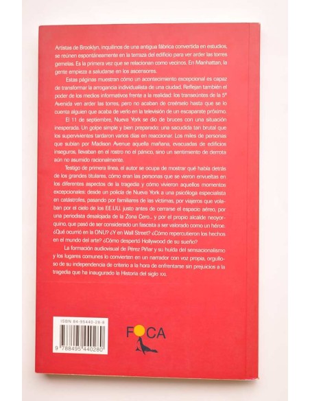Bienvenido al siglo XXI. Memoria del 11 de septiembre