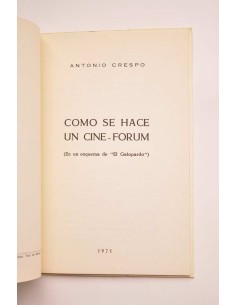 Cómo se hace un cine-forum (en un esquema de El Gatopardo) 2