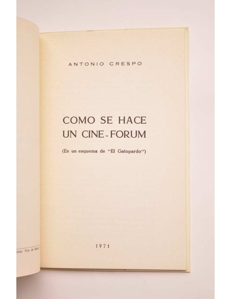 Cómo se hace un cine-forum (en un esquema de El Gatopardo)