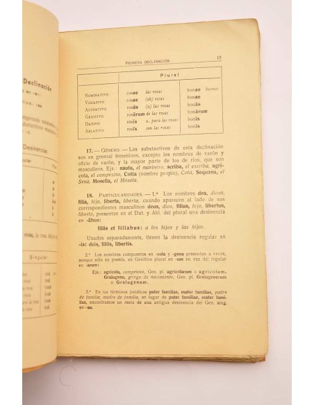 Gramática de la lengua latina. Morfología y nociones de sintaxis