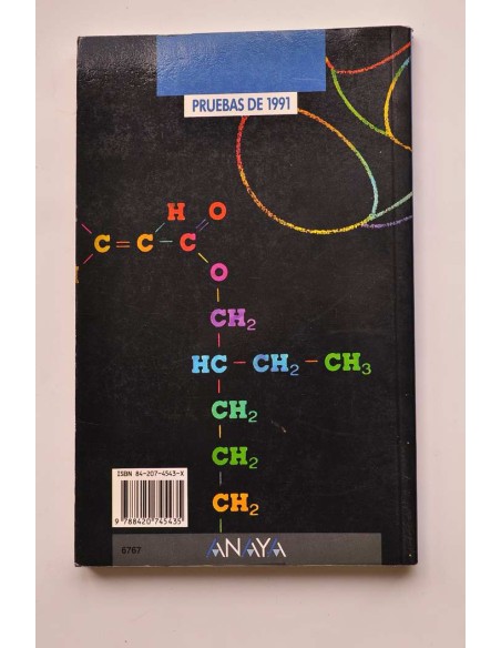 Química. Selectividad. Pruebas de 1991. C.O.U.