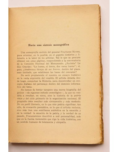Un caudillo. El general Fructuoso Rivera....