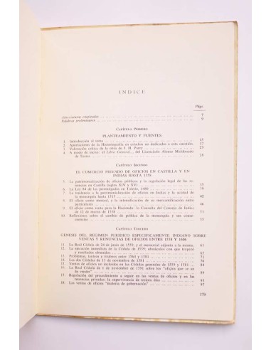 La venta de oficios en Indias (1492-1606)