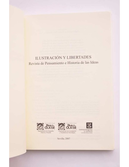 Ilustración y libertades. Revista de pensamiento e historia de la ideas
