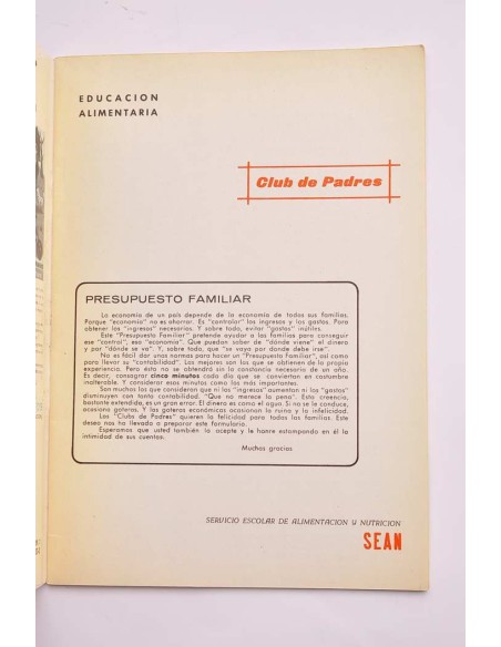 La cuenta de la casa. 1966