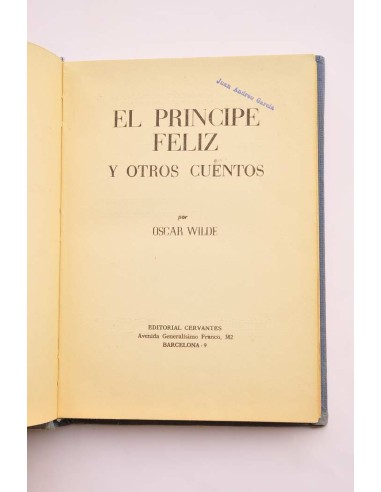 El Príncipe Feliz y otros cuentos