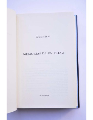 Memorias de un preso