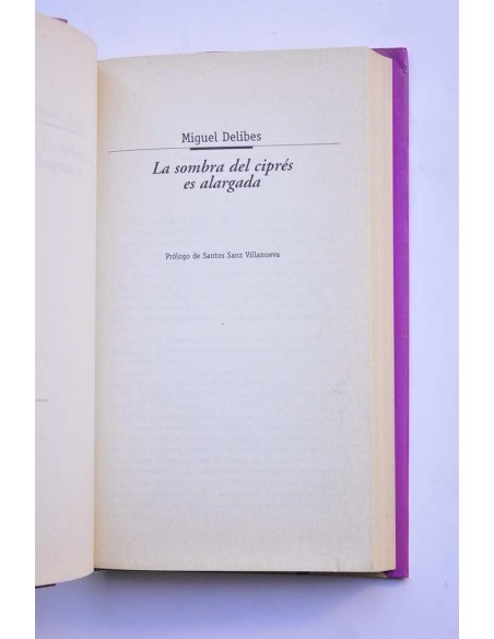 La sombra del ciprés es alargada