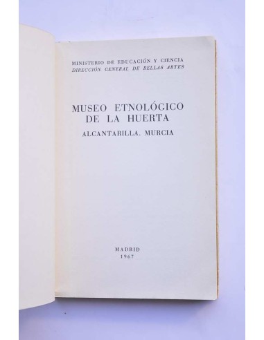 Museo de la Huerta. Alcantarilla. Murcia