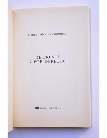 De frente y por derecho