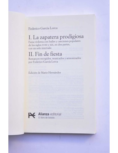 La zapatera prodigiosa - Fin de fiesta