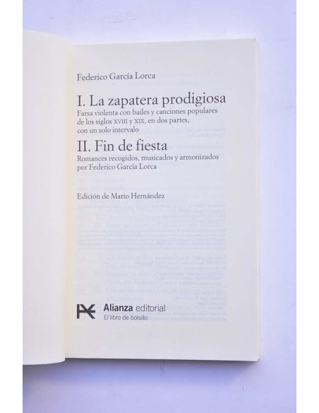 La zapatera prodigiosa - Fin de fiesta