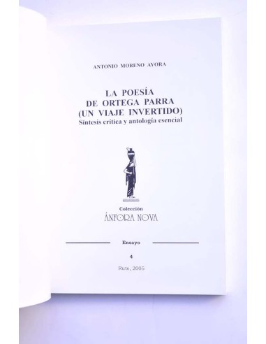 La poesía de Ortega Parra (un viaje invertido)....