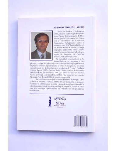 La poesía de Ortega Parra (un viaje invertido)....
