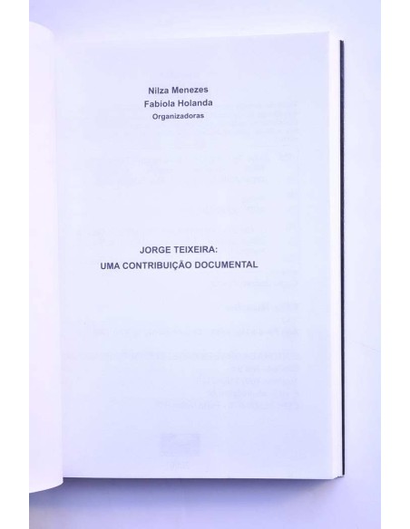 Jorge Teixeira: una contribuiçao documental