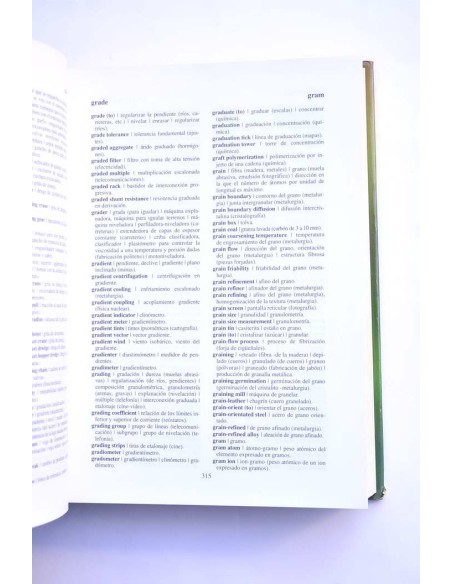 Diccionario técnico inglés-español español-inglés
