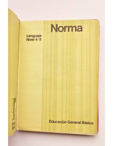 Norma 4/5. Lenguaje. Libro de consulta