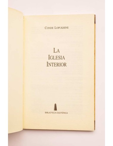 La iglesia interior. La Comunidad de la Luz