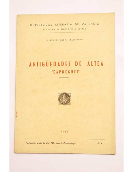 Antigüedades de Altea. Capnegret