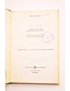 Tirso de Molina. Teatro: La prudencia en la mujer y El... 2