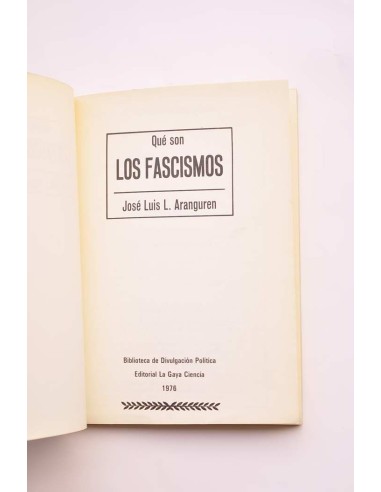 Qué son los fascismos