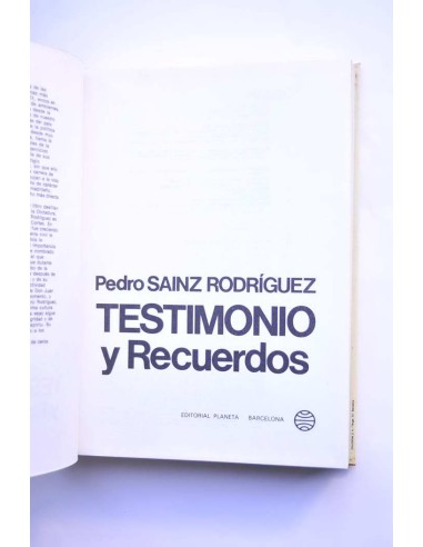 Testimonio y recuerdos