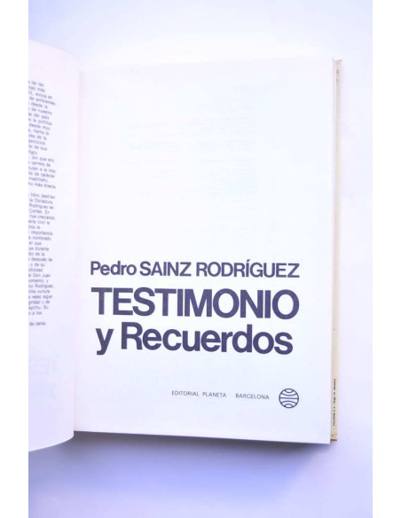 Testimonio y recuerdos
