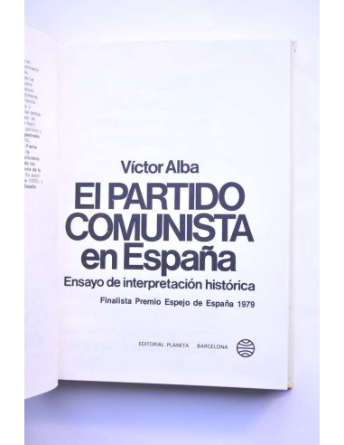 El partido comunista en España