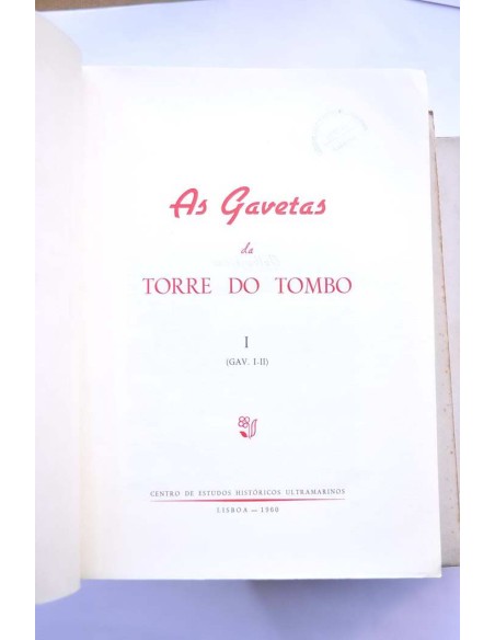 As gavetas do Torre do Tombo