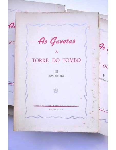 As gavetas do Torre do Tombo