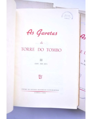 As gavetas do Torre do Tombo