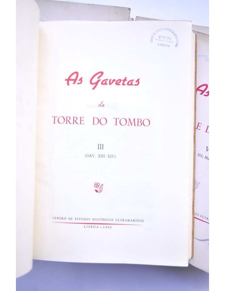 As gavetas do Torre do Tombo