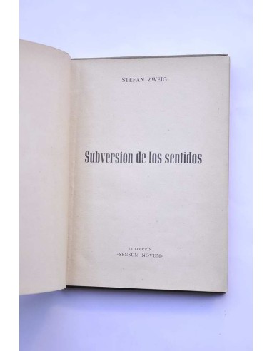 Subversión de los sentidos