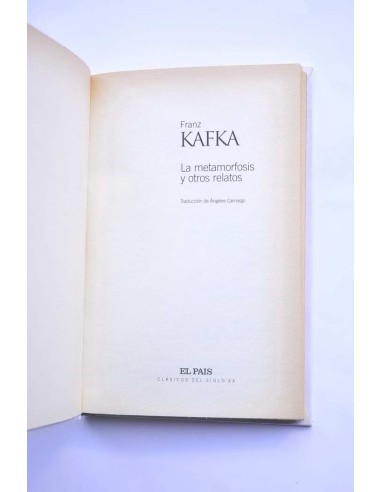 La metamorfosis y otros relatos