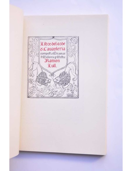 Llibre d l'Ordre de Cavalleria