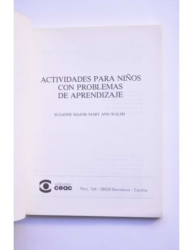 Actividades para niños con problemas de...