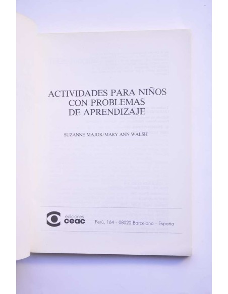 Actividades para niños con problemas de aprendizaje