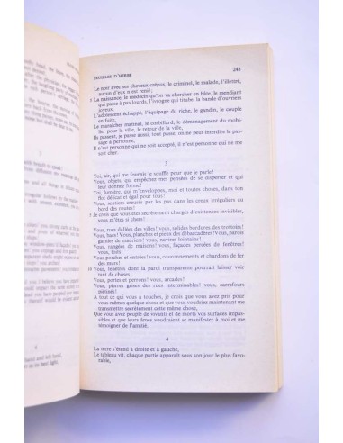 Feuilles d'herbe - Leaves of grass