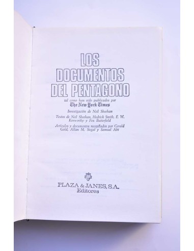 Los documentos del pentágono
