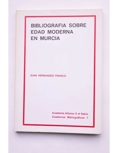 Bibliografía sobre Edad Moderna en Murcia