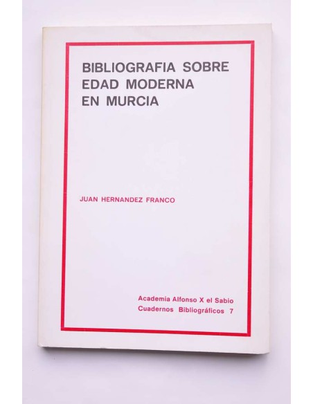 Bibliografía sobre Edad Moderna en Murcia