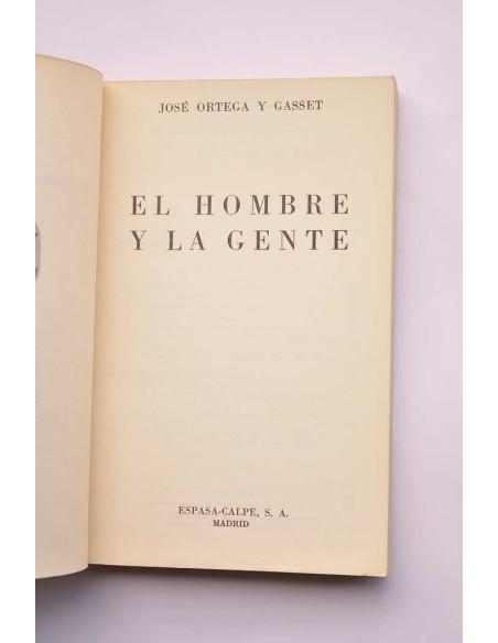 El hombre y la gente