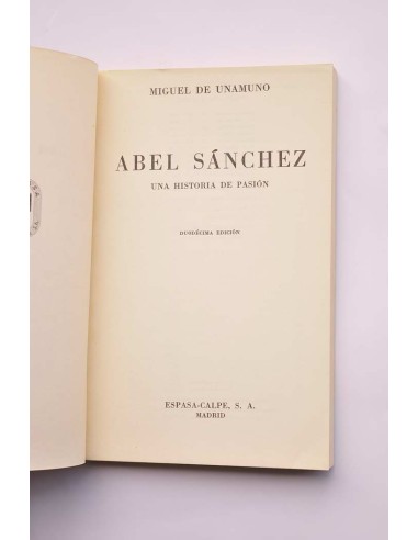 Abel Sánchez. Una historia de pasión
