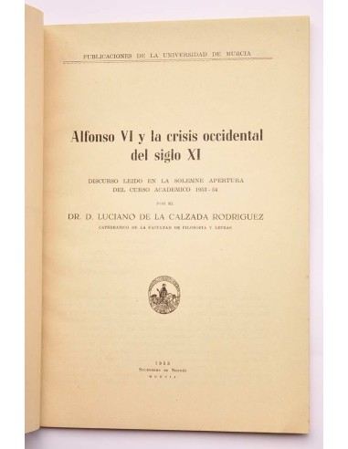Alfonso VI y la crisis occidental del siglo XI