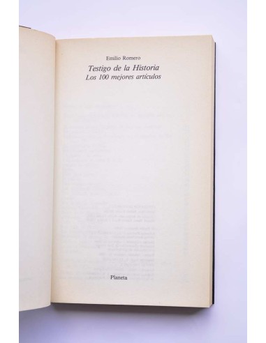 Testigo de la historia. Los 100 mejores artículos